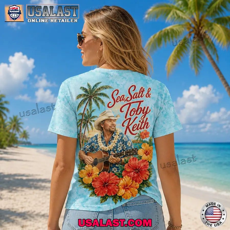 Toby Keith Sea Salt Tropical Vibes 3D T-Shirt