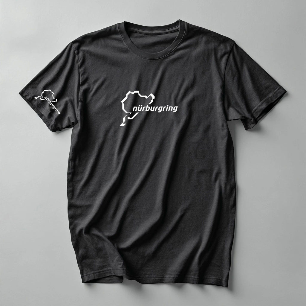 Nurburgring Inspired Motorsport T Shirt – Biker Racing Track Car Culture Tee