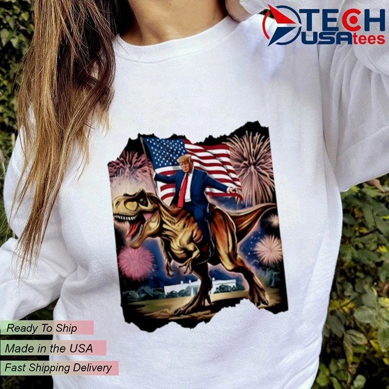 Whale Psychiatrist Trump T-Rex Dinosaur America President shirt