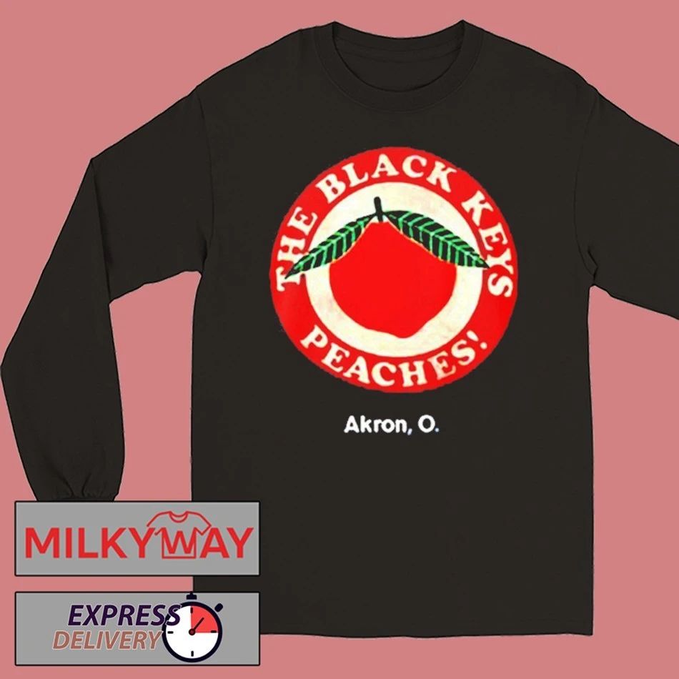 The Black Keys Peaches N Kream World Tour 2026 Painted Peach shirt