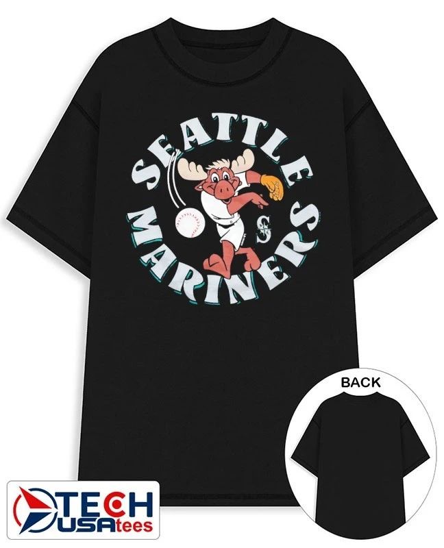 Seattle Mariners Mariner Moose mascot shirt by homage