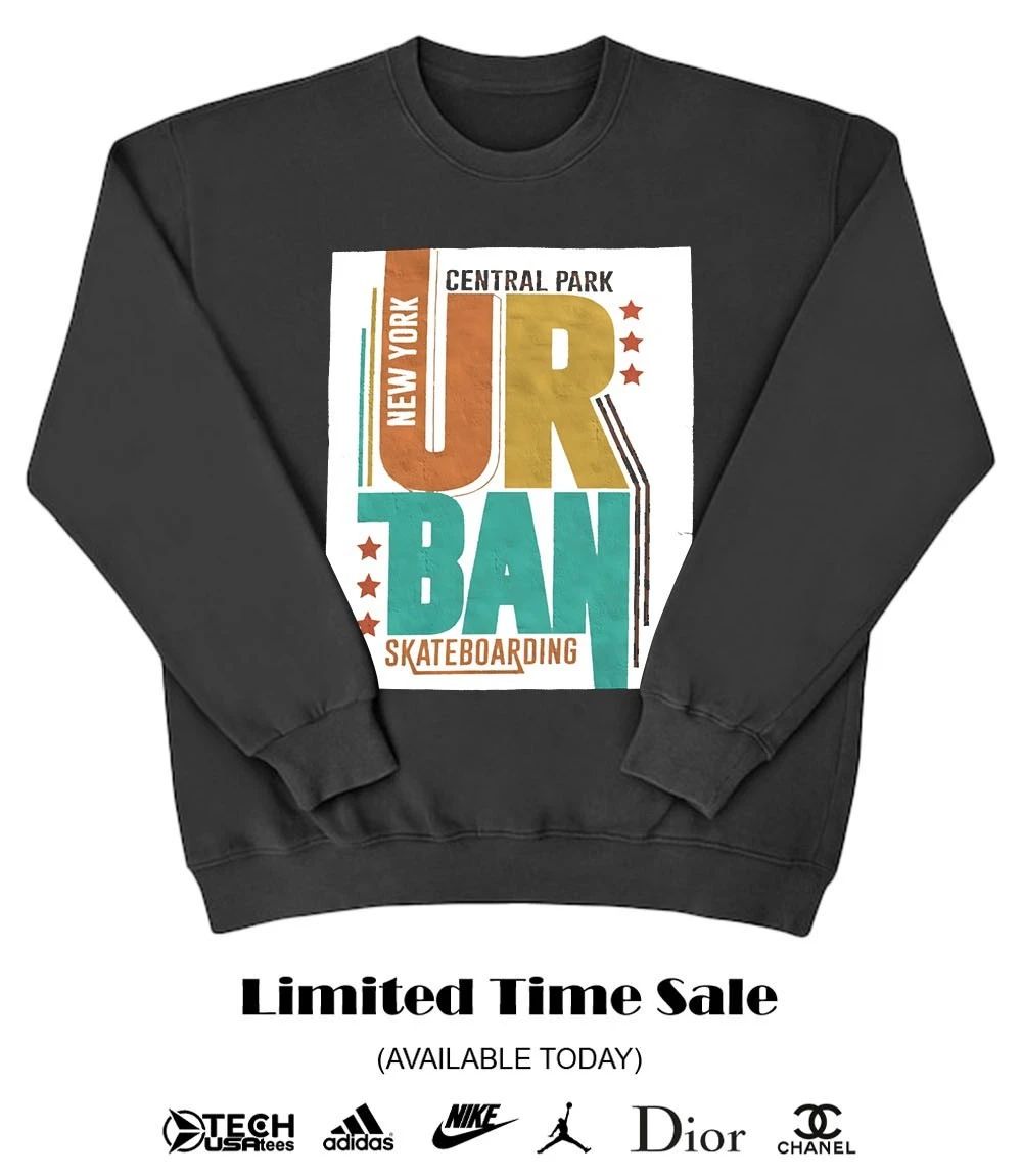 New York Central Park Urban Skateboarding shirt