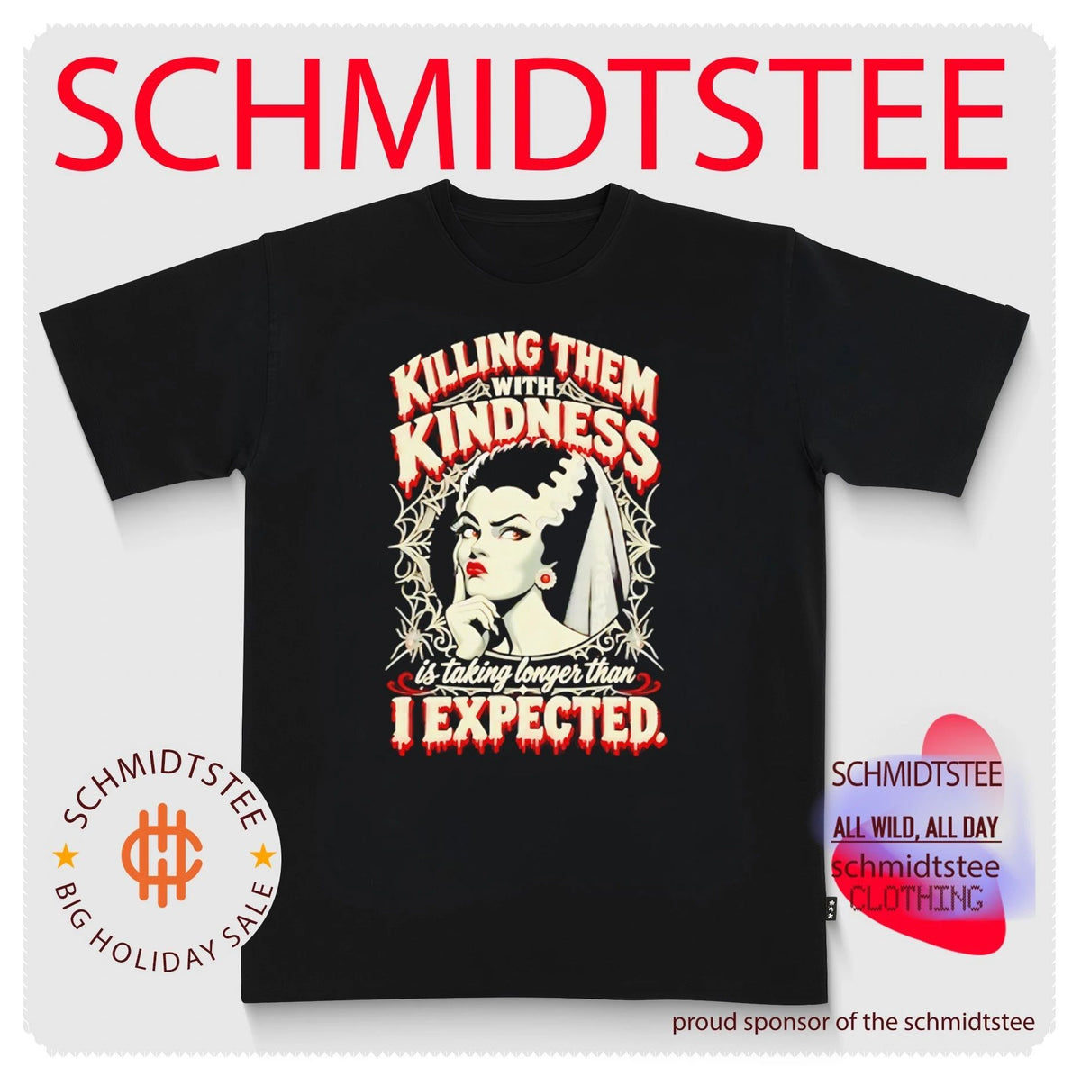 Kill em with kindness is taking longer than I expected Halloween shirt