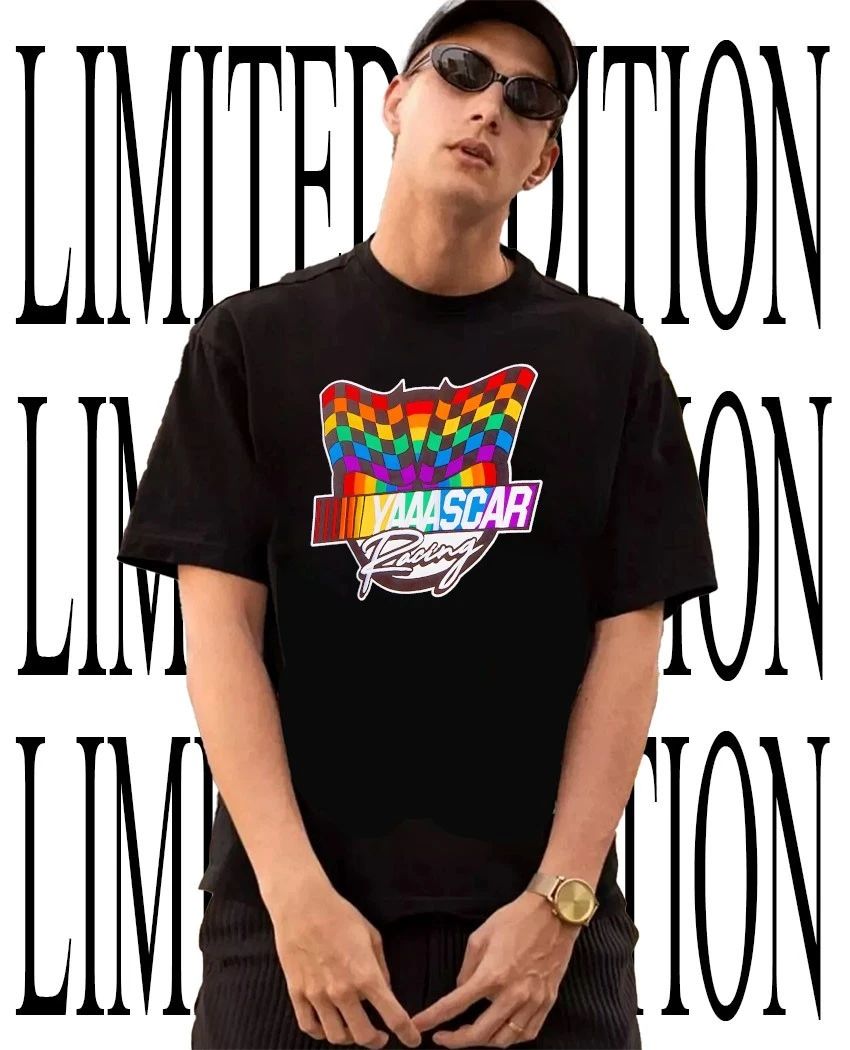 NASCAR Merchandise YAAASCAR Racing Pride logo shirt