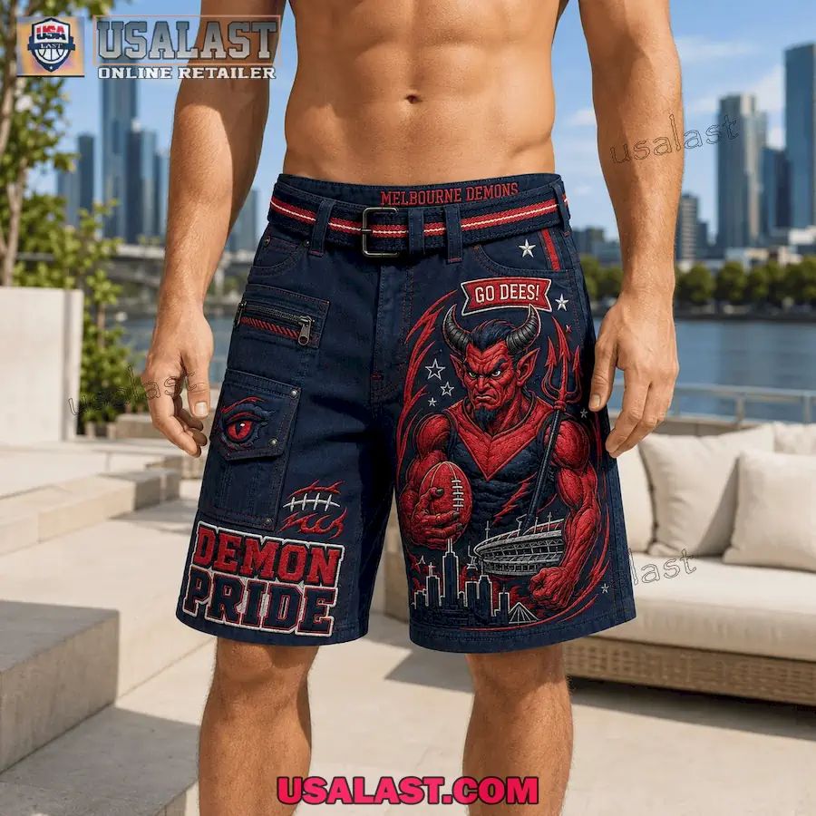 Melbourne Demons Demon Pride Men Cargo Short