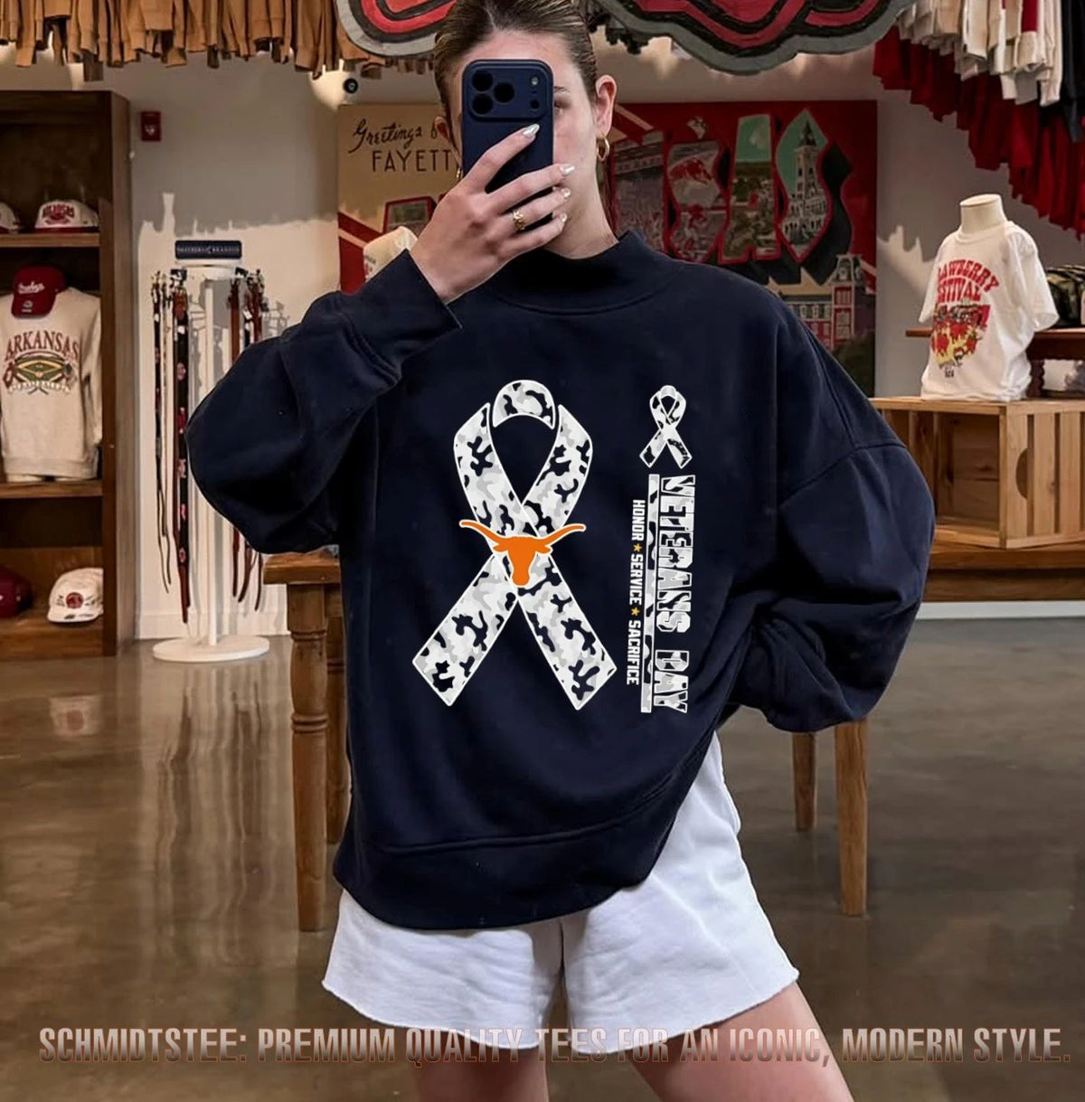Texas Longhorns x Veterans Day 2026 Honor Service Sacrifice shirt