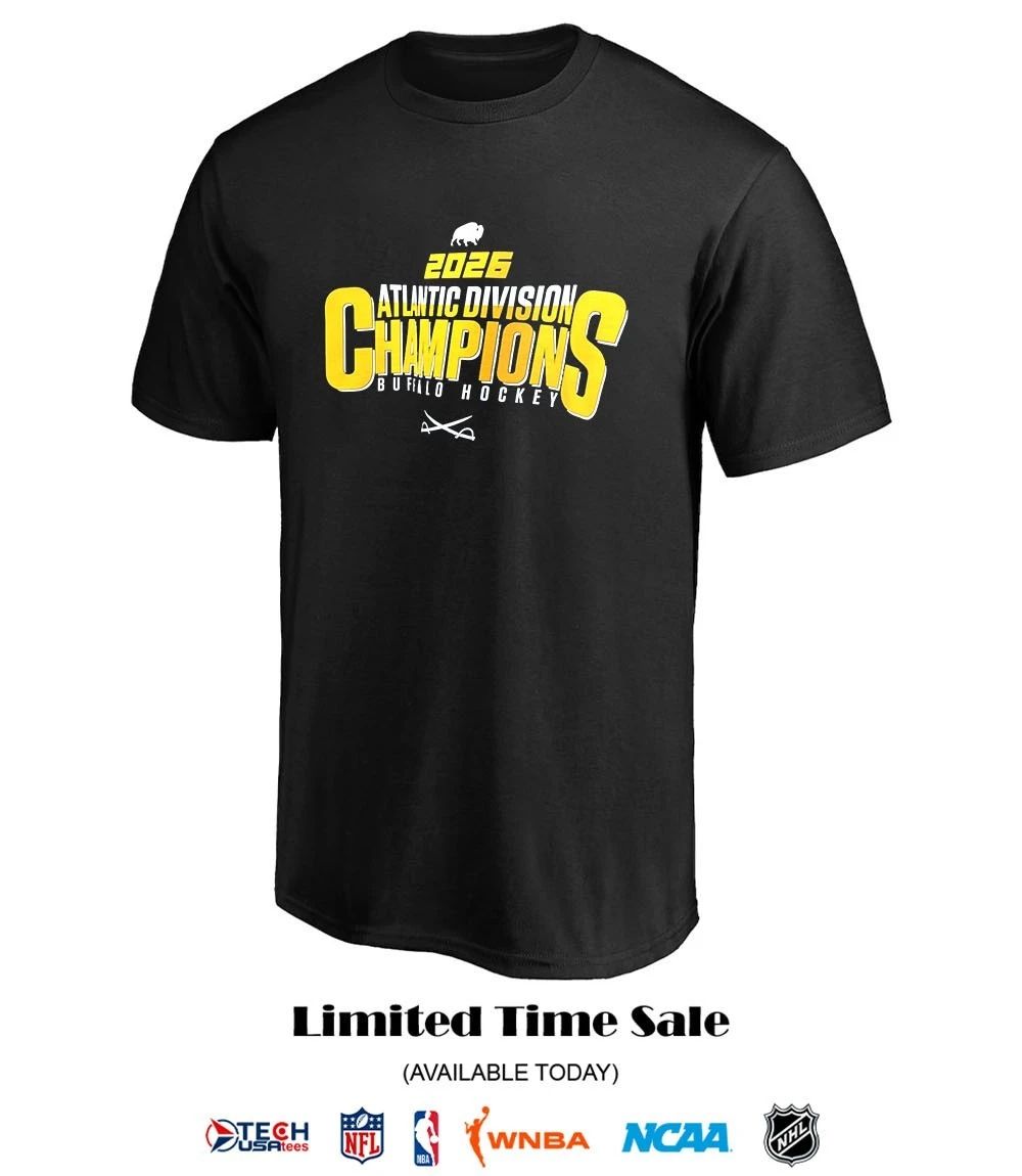Buffalo Sabres Hockey 2026 Atlantic Division Champions shirt