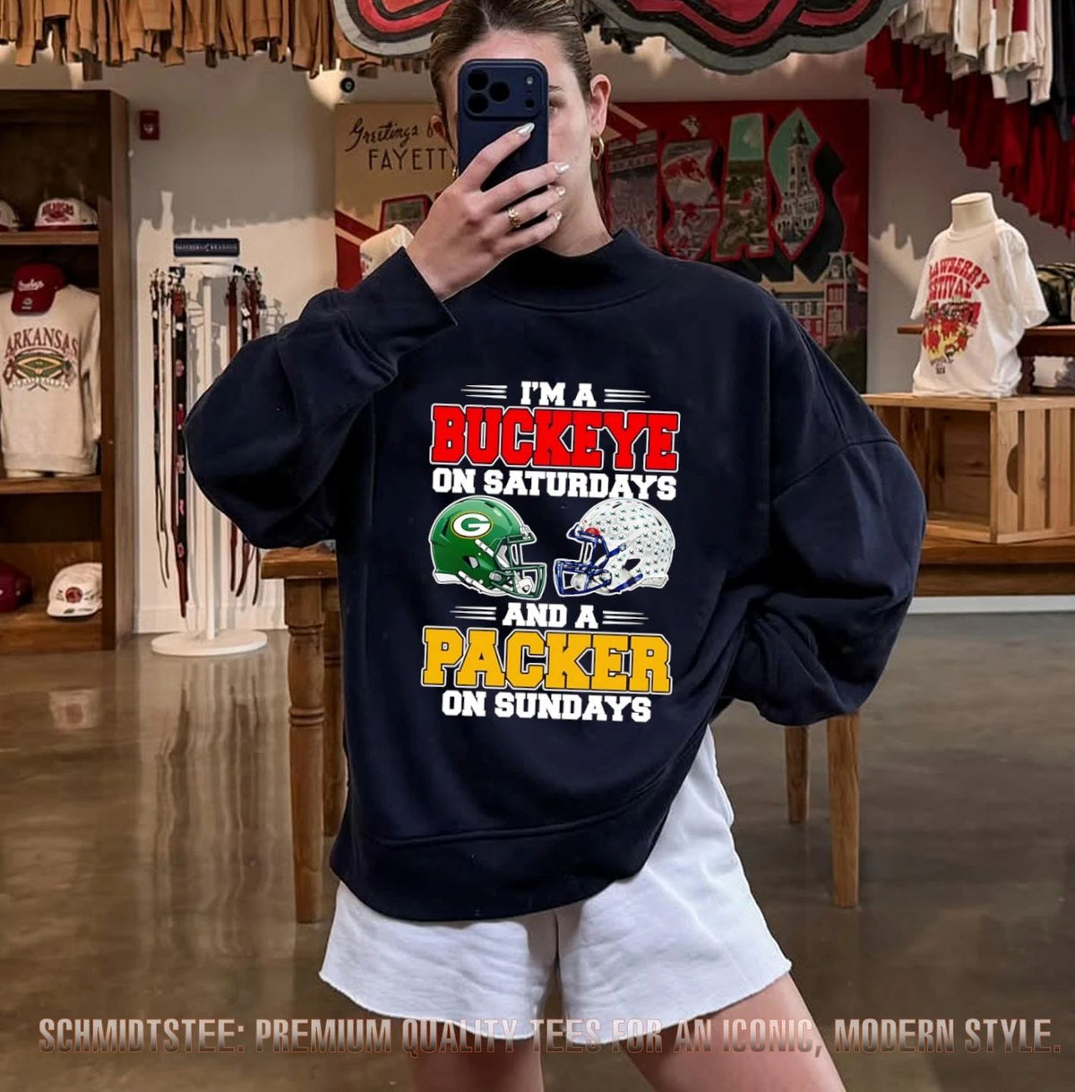 I’m a Buckeye on Saturdays and a Packer on Sundays shirt