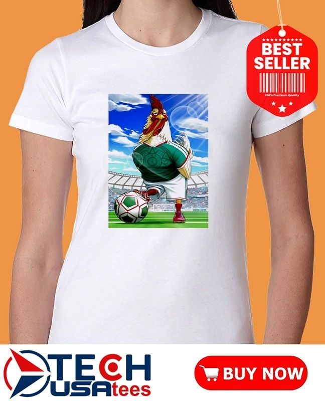 Rooster Fighter Mexican Soccer Athlete Mayan Calendar shirt