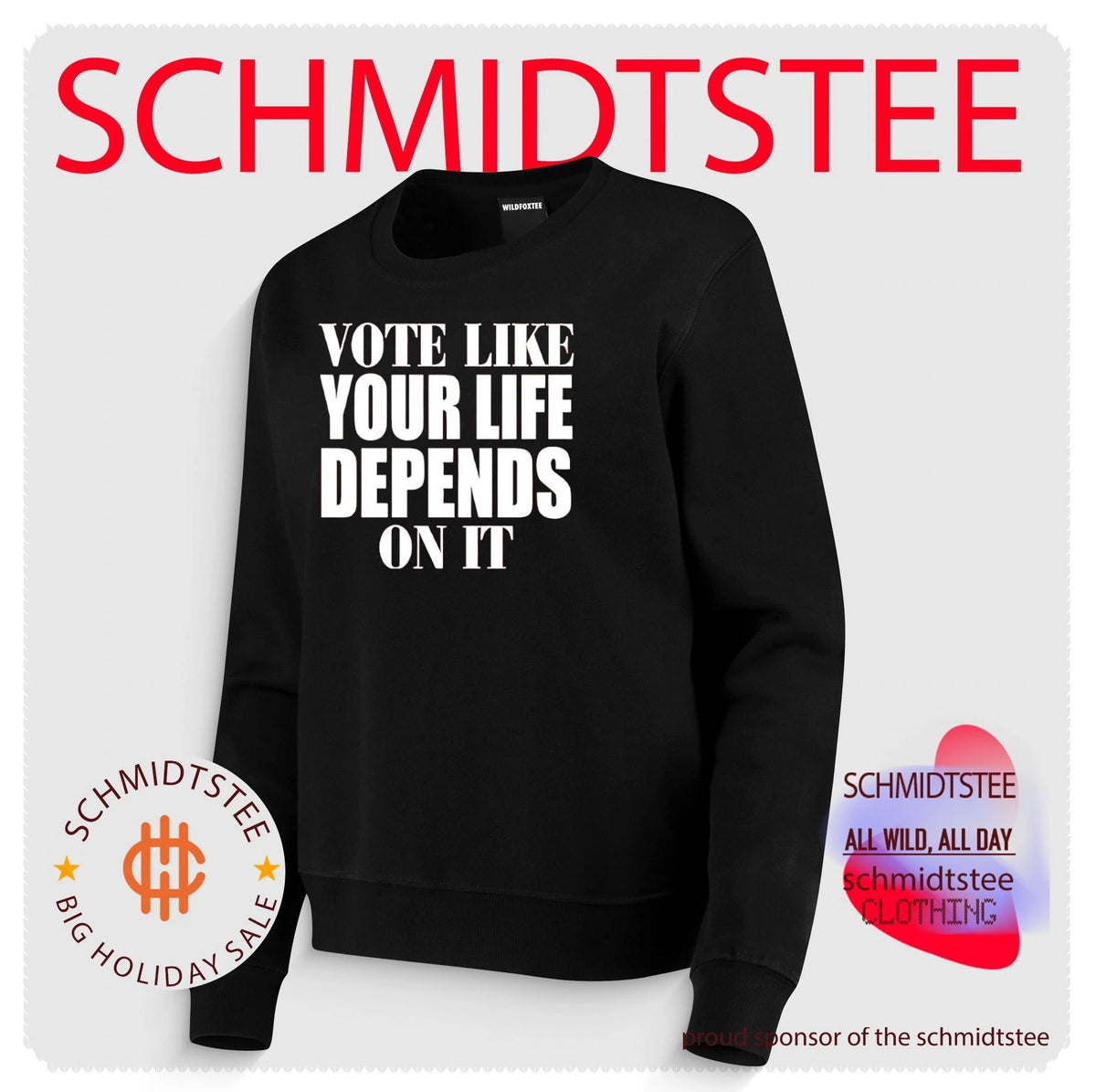 Vote like your life depends on it shirt