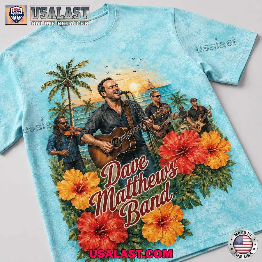 Dave Matthews Band Hawaiian Vibes 3D T-Shirt
