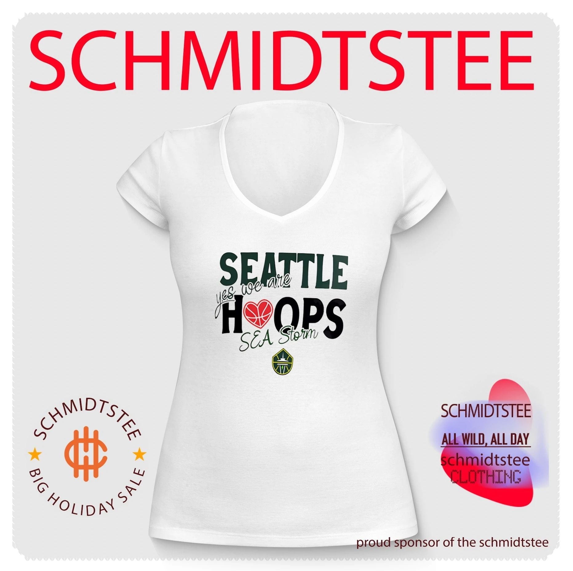 Seattle Storm Hoops yes we are Sea Storm shirt