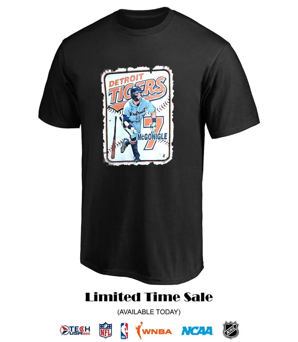 Detroit Tigers #7 Kevin McGonigle vintage shirt
