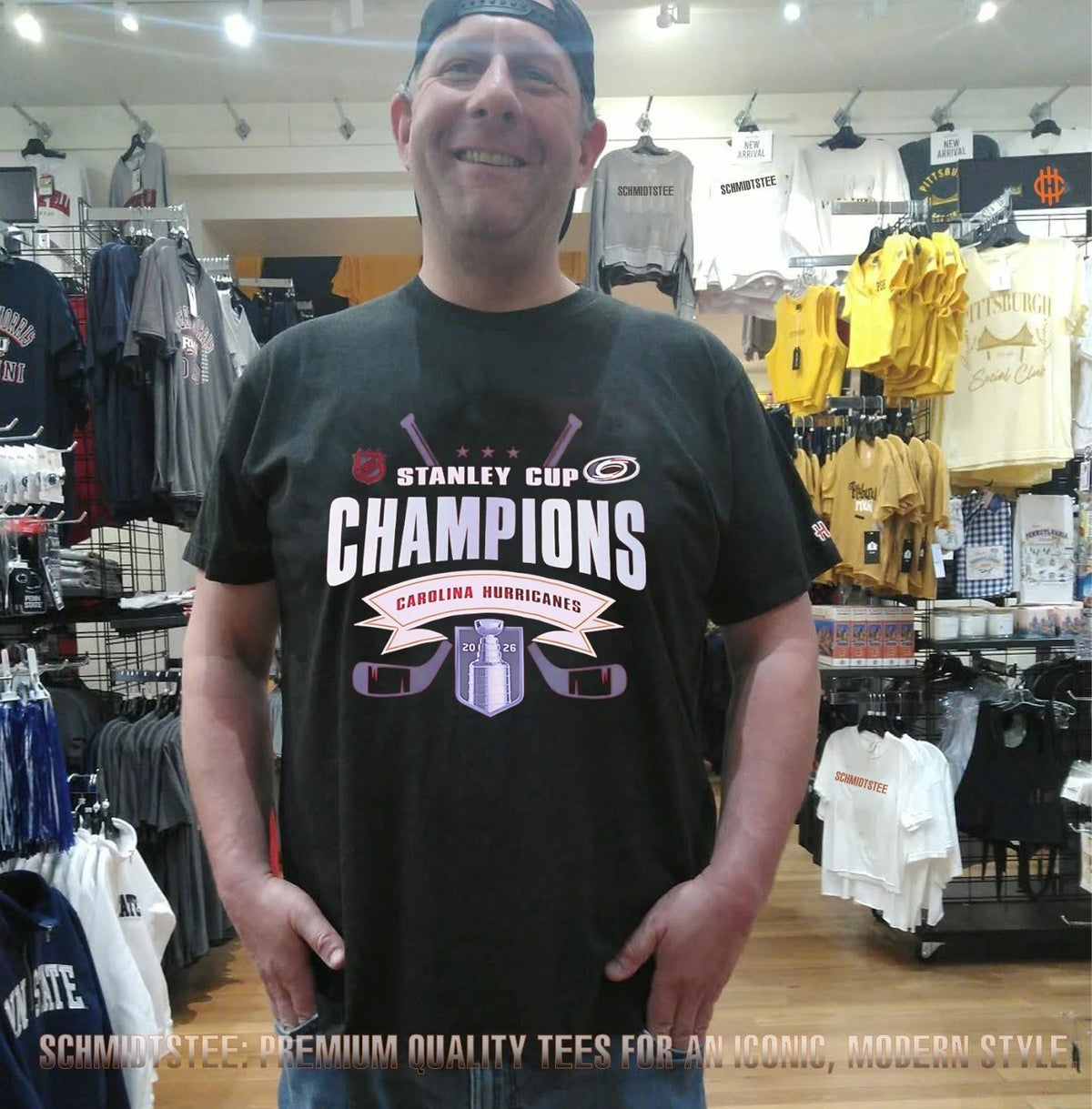 Carolina Hurricanes 2026 Stanley Cup Champions hockey trophy shirt