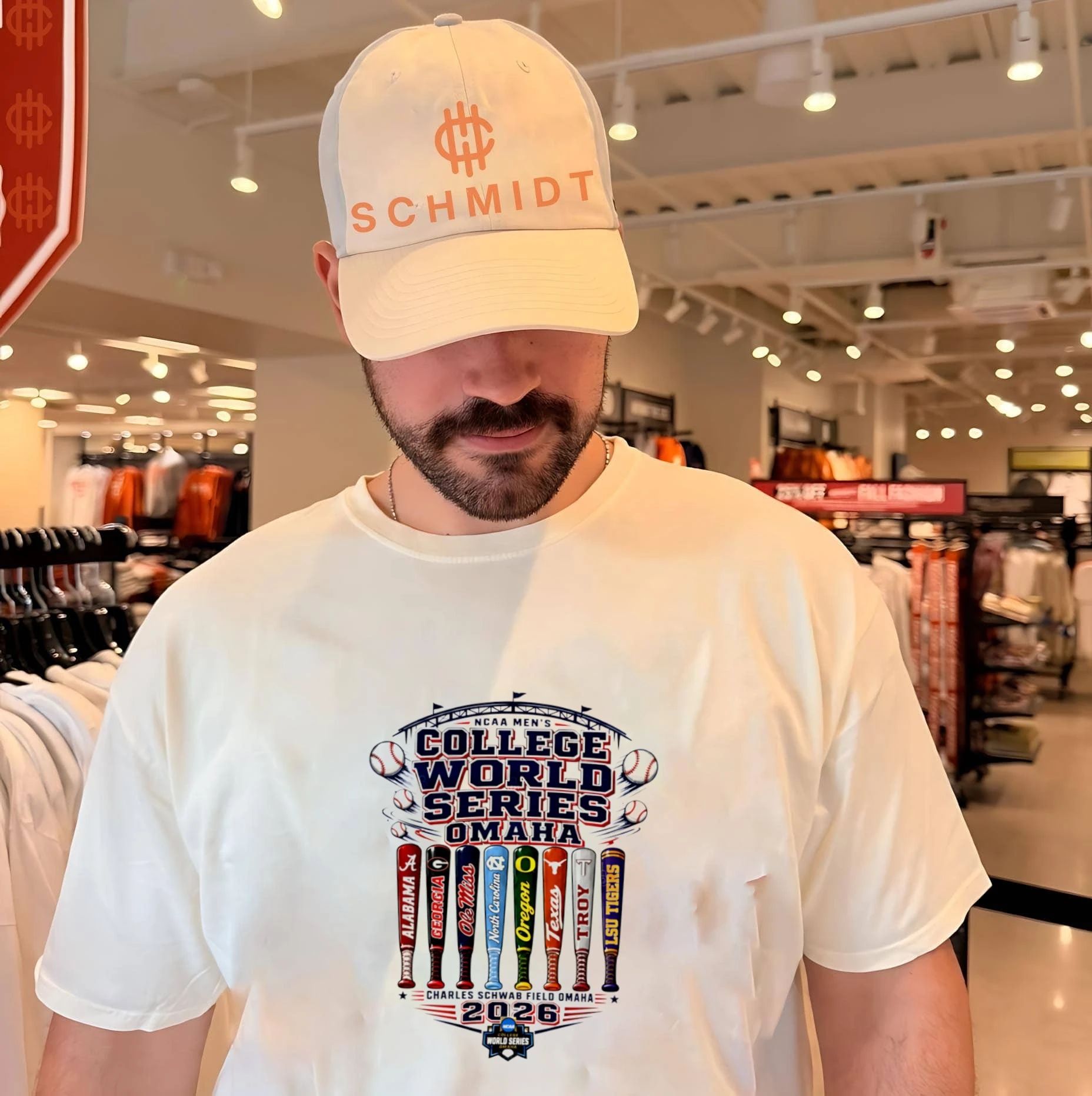 2026 college world series omaha alabama Georgia ole miss north Carolina oregon Texas troy lsu shirt