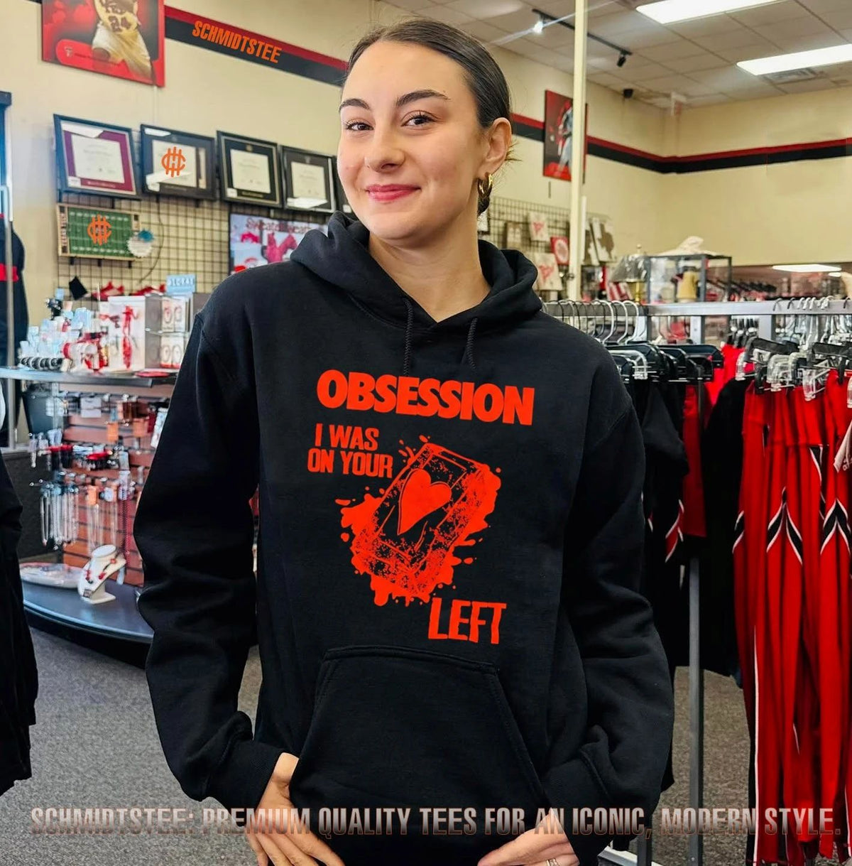 Obsession I Was On Your Left shirt