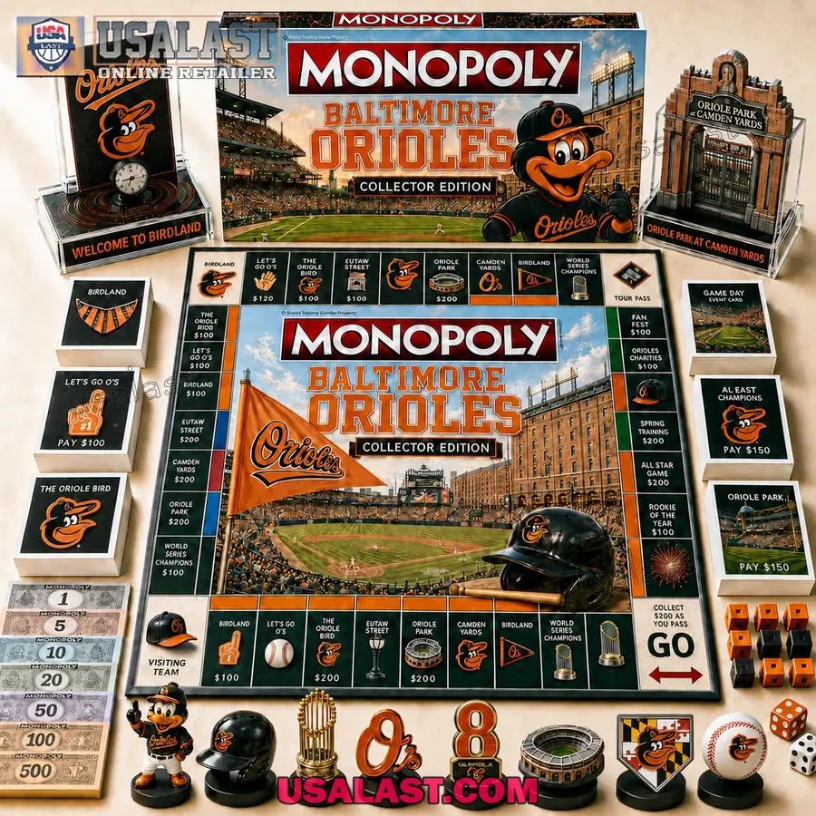 Baltimore Orioles Collector Edition Monopoly Board Game 2026