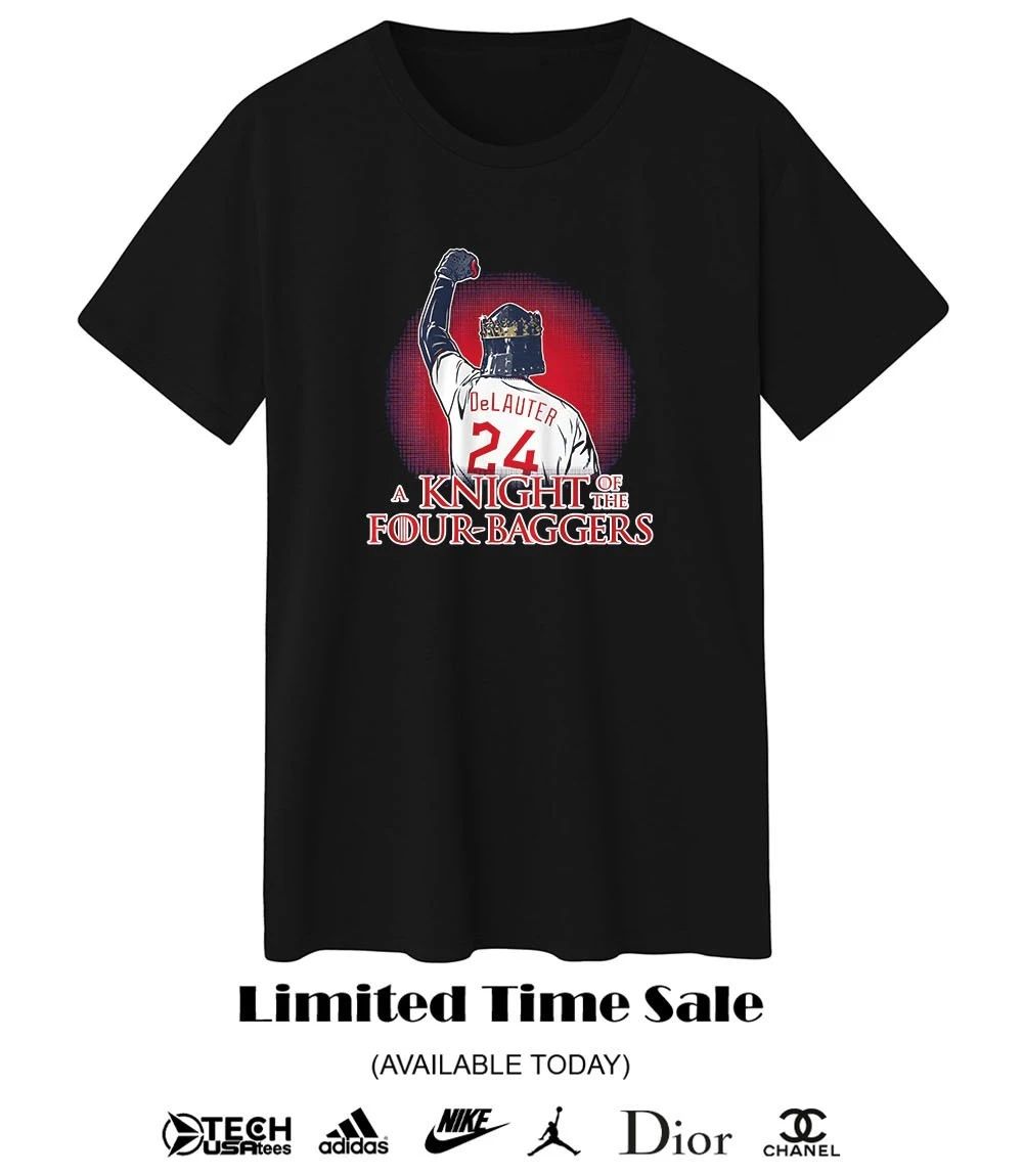 Chase DeLauter Cleveland Guardians a Knight of The Four-Bagger shirt