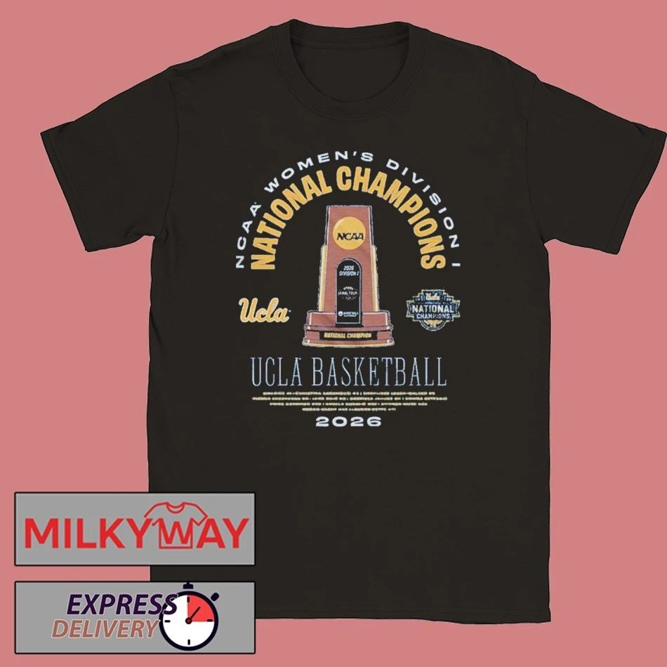 UCLA Bruins 2026 NCAA Women’s Basketball National Champions Trophy Legends T-Shirt