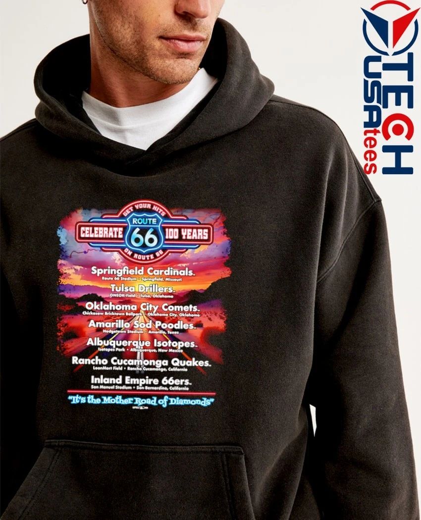 Route 66 Celebrate 100 Years it’s the Mother Road of Diamonds shirt