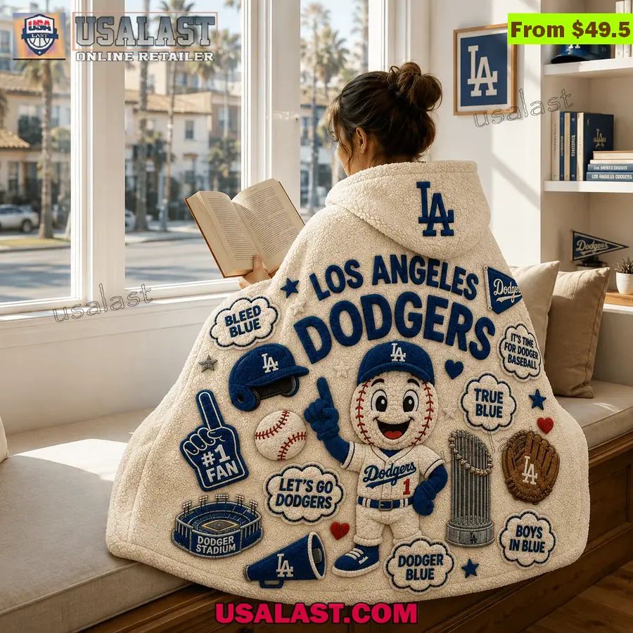 Los Angeles Dodgers Limited Edition Hooded Blanket