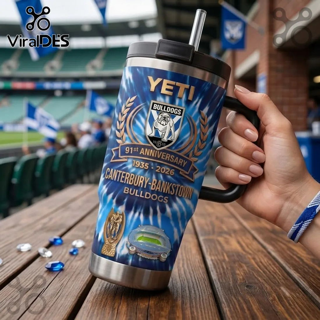 Canterbury-Bankstown Bulldogs 91st Anniversary Stanley Tumbler