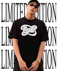 Music artist Foxes script swirl logo shirt