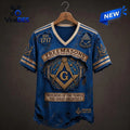 Freemason Master Mason Symbol Blue Shirt