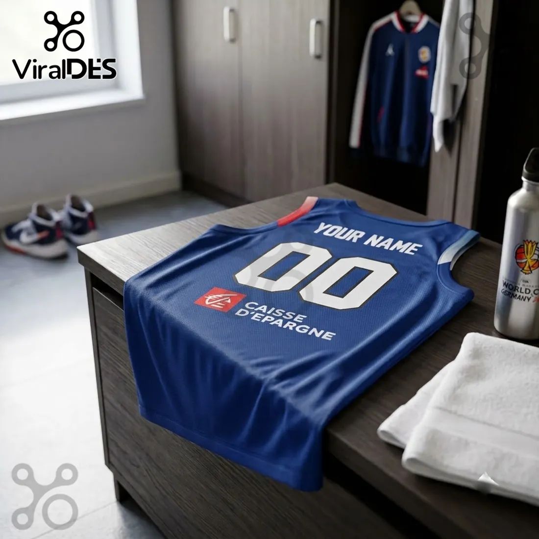 France Women’s Basketball 2026 FIBA World Cup Blue Jersey