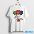 Flying Balloon Unicorn Christmas Tshirts Sweater