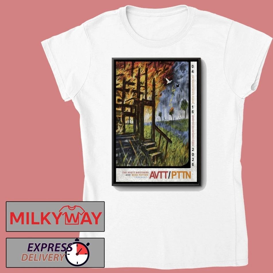 The Avett Brothers Apr 16 2026 North Charleston Coliseum in North Charleston SC Poster shirt