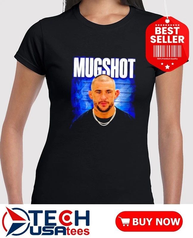 Mugshot Dustin Poirier portrait shirt