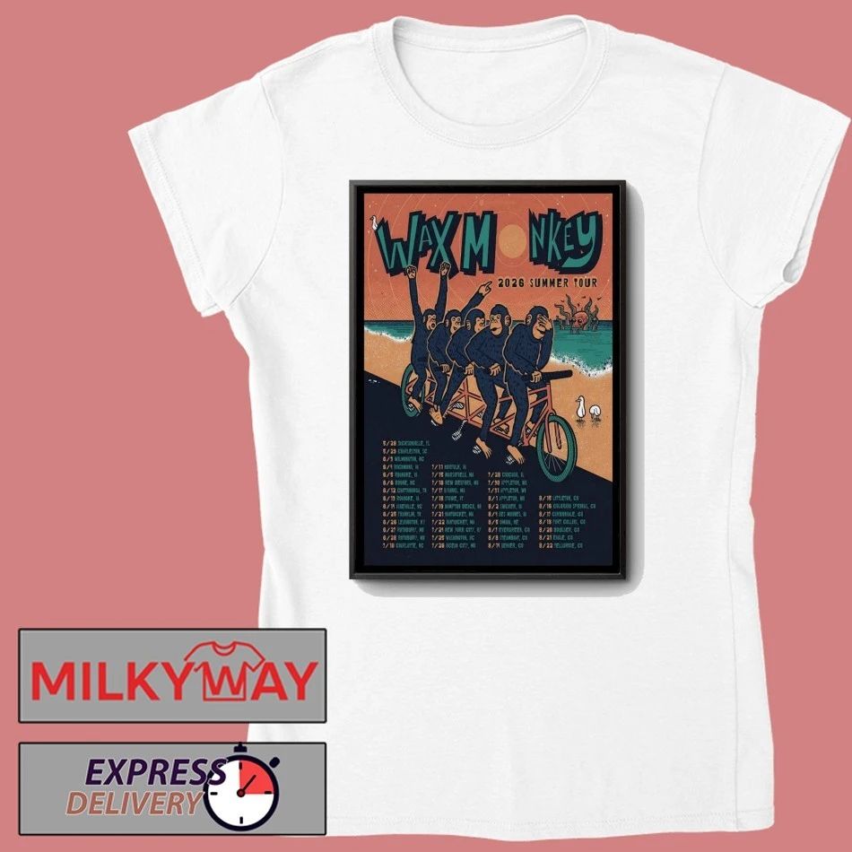 Wax Monkey Summer Tour 26 Poster shirt
