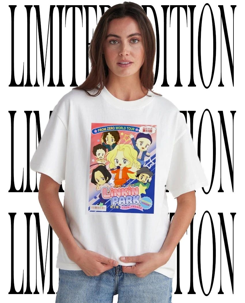 Linkin Park From Zero World Tour Chibi Anime Concert Poster shirt