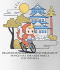 Monkey out for a ride shirt