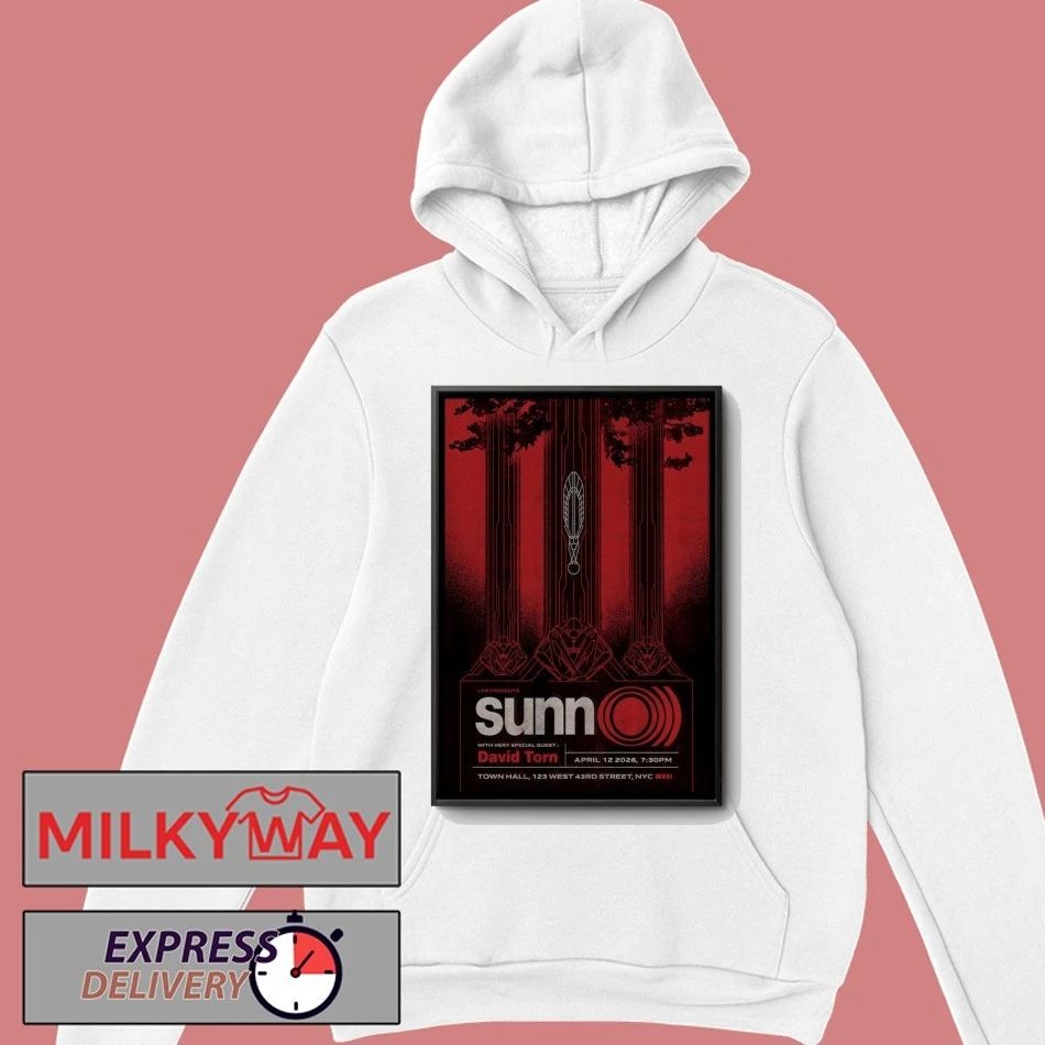 SUNN O))) April 12 2026 New York City Poster shirt