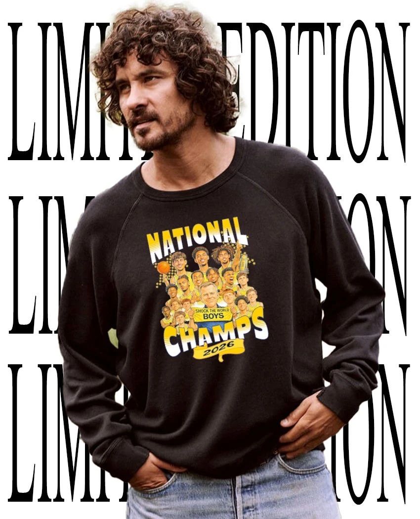 Shock the World Boys Michigan Wolverines 2026 National Champs shirt