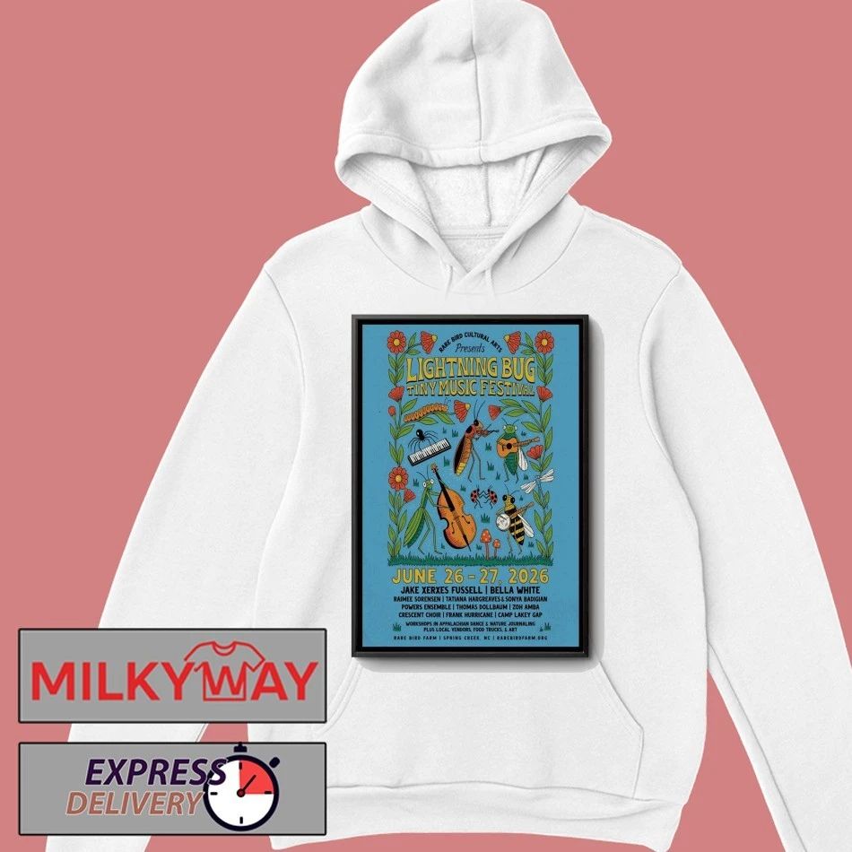 Lightning Bug Tiny Music Festival Spring Creek, NC 6 26-6 27 2026 Poster shirt