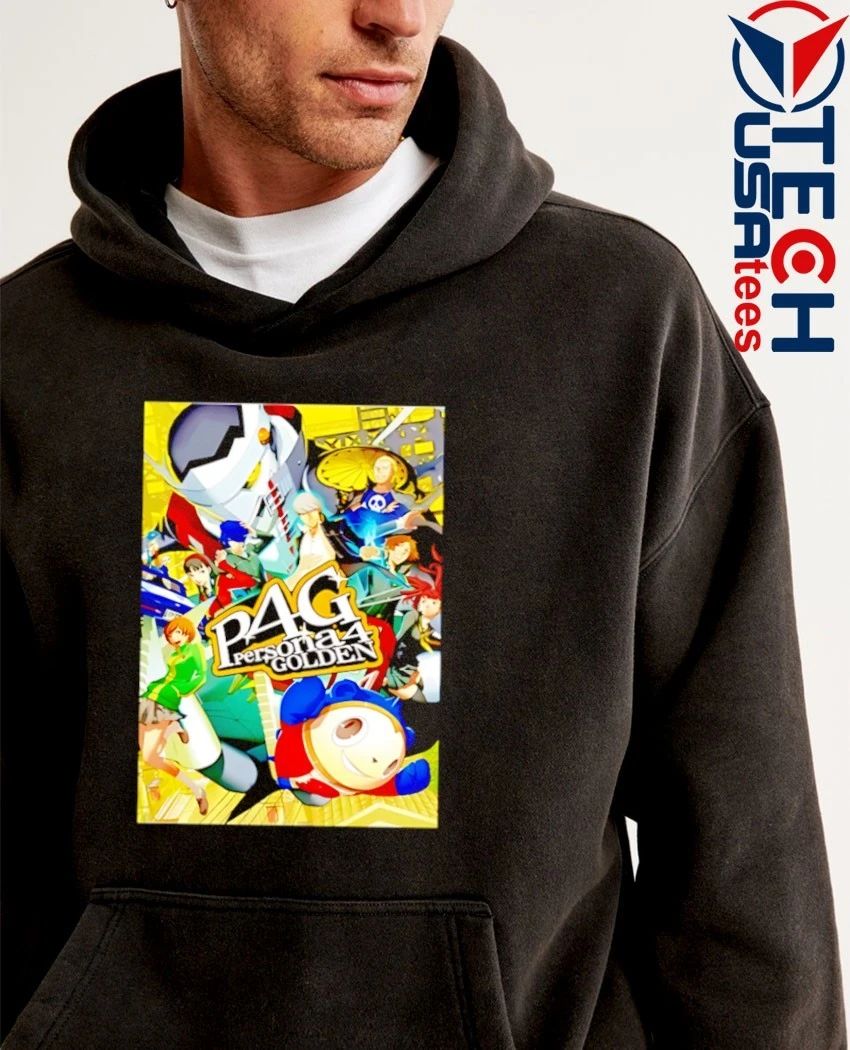 Persona 4 Golden Main Cast and Izanagi character shirt