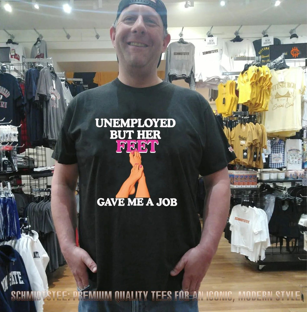 Unemployed But Her Feet Gave Me A Job shirt
