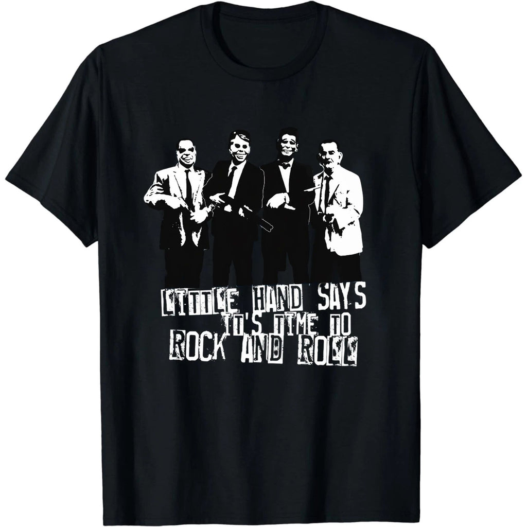 Point Break T Shirt Little Hand Says Time To Rock And Roll Movie Quote Graphic