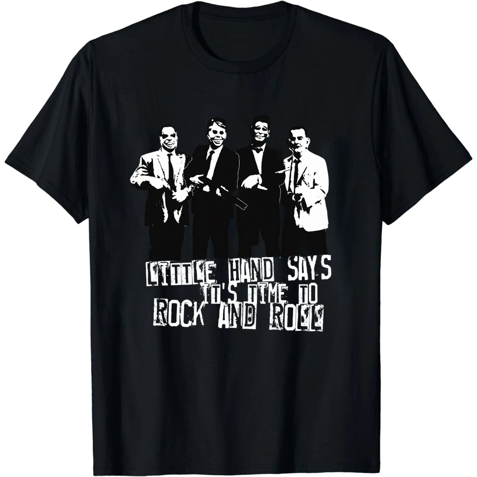 Point Break T Shirt Little Hand Says Time To Rock And Roll Movie Quote Graphic