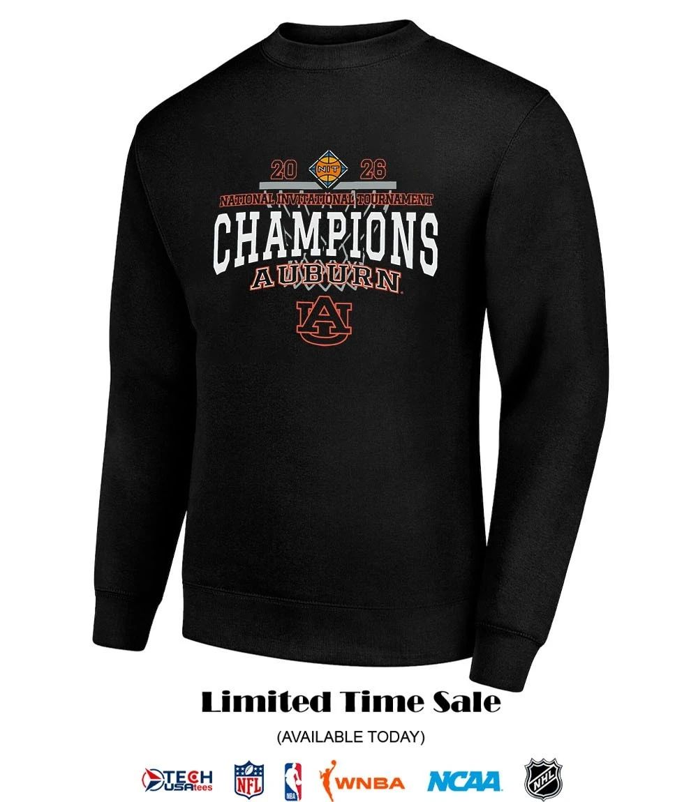 Auburn Tigers 2026 National Invitation Tournament Champions The Net shirt