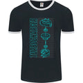 Turbocharger Schematics Muscle Car Drift Mens Ringer T-Shirt FotL