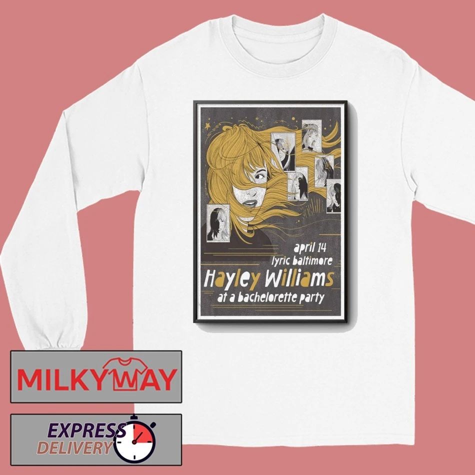 Hayley Williams Baltimore MD 4 14 2026 Poster shirt