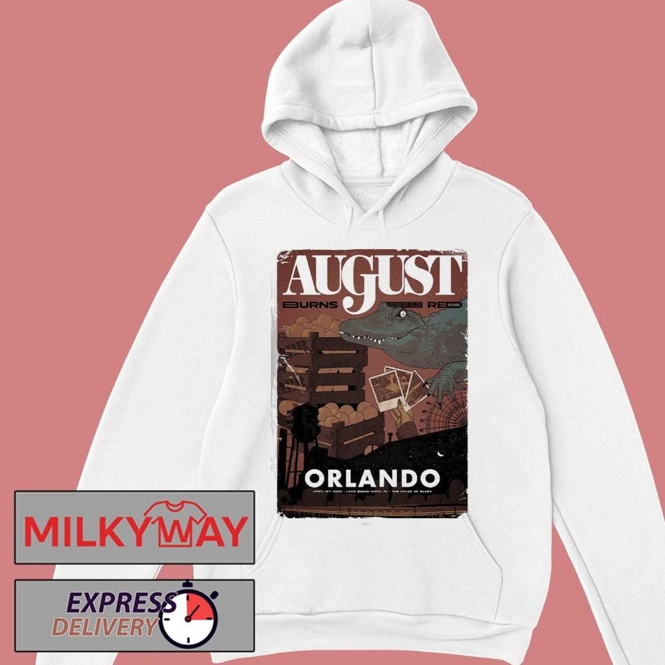 August Burns Red Lake Buena Vista Florida 2026 Venue Poster At The House Of Blues On April 16 2026 T-Shirt