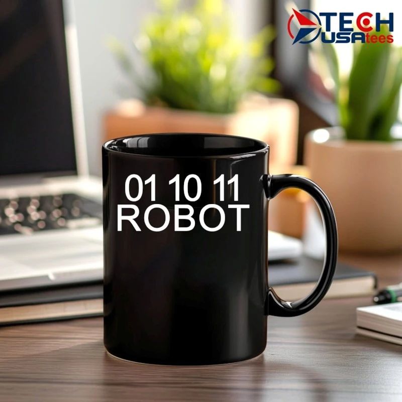 01 10 11 robot shirt