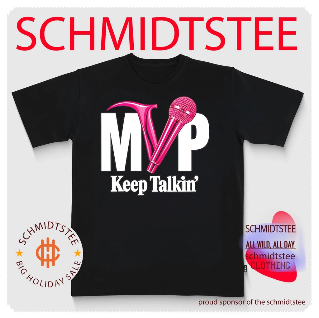 A’ja Wilson MVP Keep Talkin microphone shirt