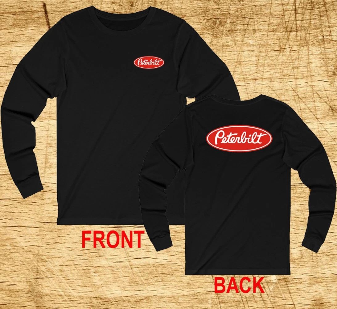 Peterbilt Truck Men's Black Size S-2XL