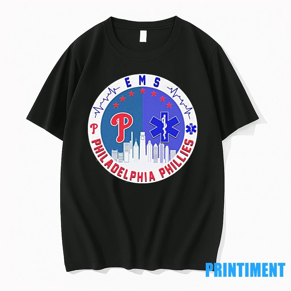 Ems X Philadelphia Phillies Skyline Tshirts Sweater